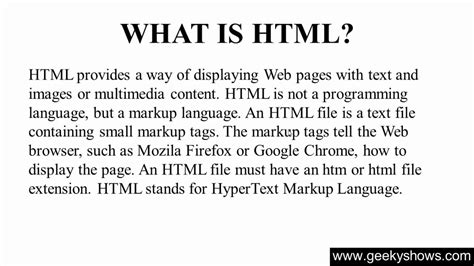 Tren Gaya Html Introduction