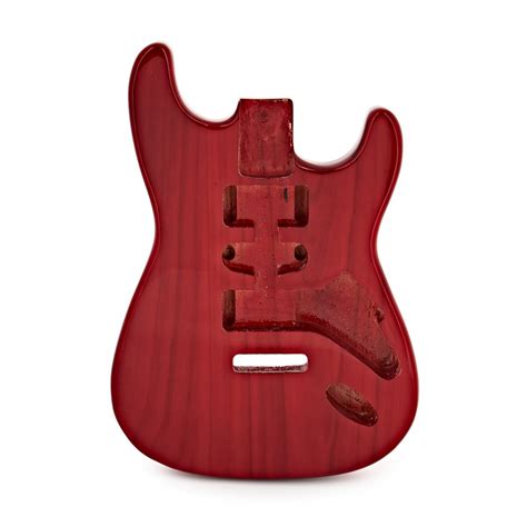 Corpo Per Chitarra Elettrica Rosso Trasparente Gear4music