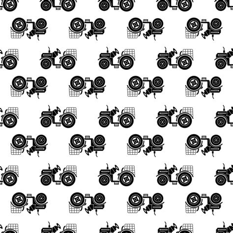 Farm tractor pattern seamless vector 15881599 Vector Art at Vecteezy