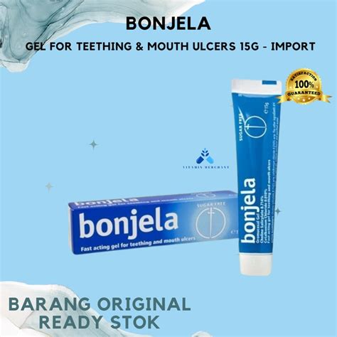 Jual BONJELA GEL FOR TEETHING MOUTH ULCERS 15G IMPORT ORIGINAL