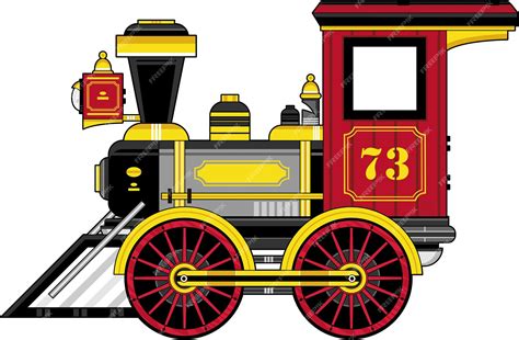 Premium Vector | Old fashioned wild west vintage steam train illustration