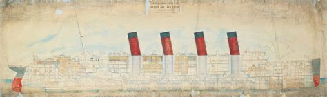 Plans For The Mauretania - National Maritime Museum | SurfaceView