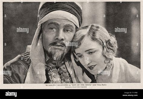 Promotional Photography Of Agnes Ayres Rudolph Valentino Son Of The