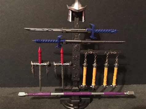 Shredder Style Weapons Came With First Gokin Shredder Figure Rtmnt