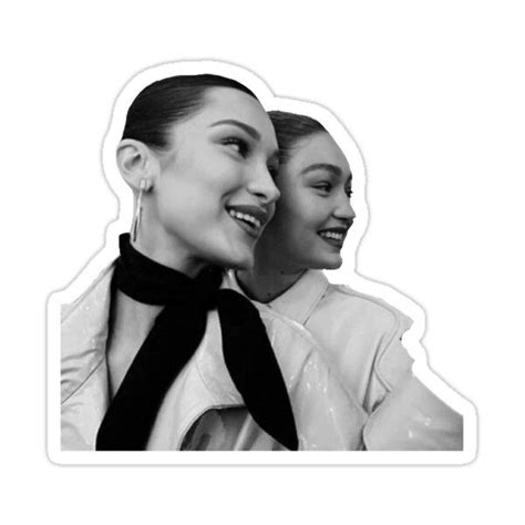 Gigi And Bella Hadid Sticker