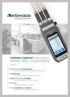 Thermal Comfort PMV PPD WBGT Instruments From Delta Ohm