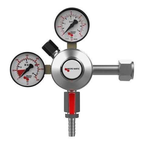 Micro Matic 942b Premium Plus Double Gauge Primary Co2 High Pressure