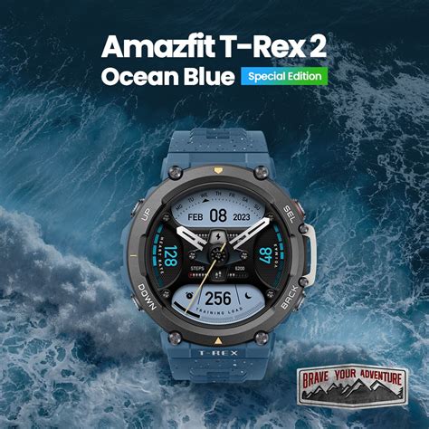 Amazfit T Rex 2 Ocean Blue Ufficiale Per Il World Oceans Day 2023