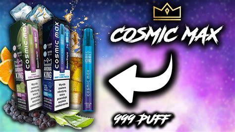 NOWE KOSMICZNE JEDNORAZÓWKI OD AROMA KING COSMIC MAX YouTube