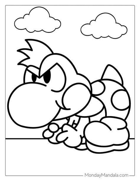 24 Yoshi Coloring Pages Free Pdf Printables