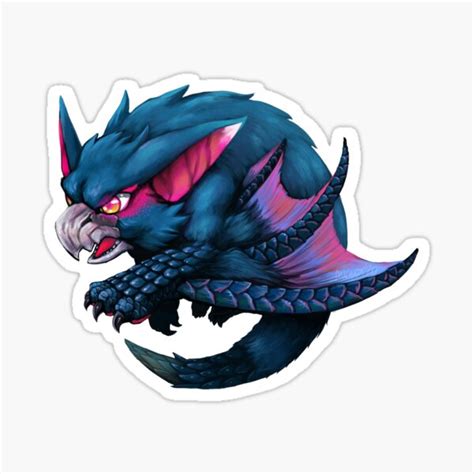 Chibi Nargacuga Sticker For Sale By August Redbubble