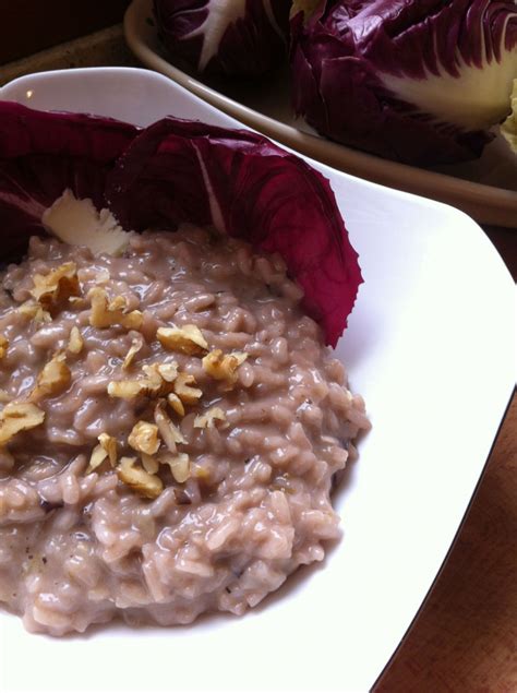 Risotto Al Radicchio Rosso Di Treviso Brie E Noci Mi Dai La Ricetta