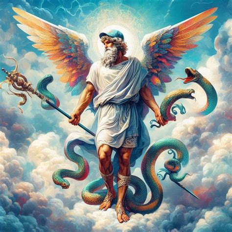 Arquétipo do Deus Hermes e Serpentes em 2024 Mitologia indiana