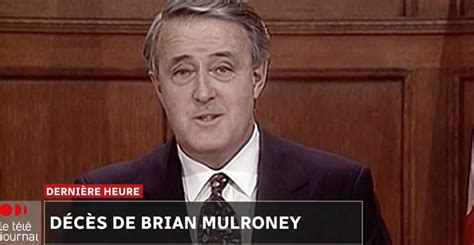 Brian Mulroney est décédé à 84 ans