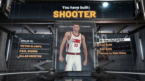 Nba K Shooter Shooting Guard Build Youtube