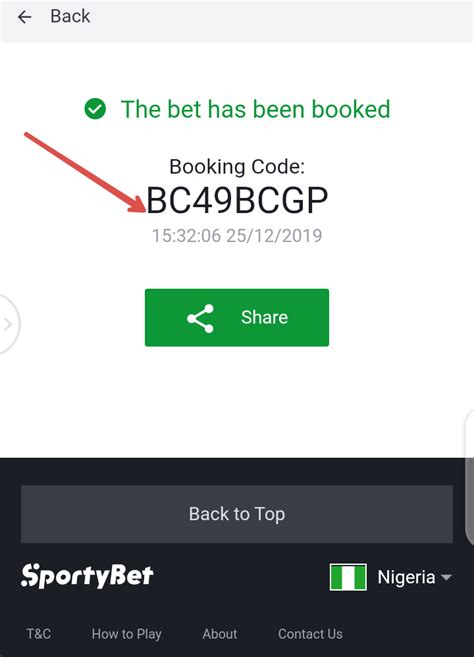 Sportybet Betslip Code