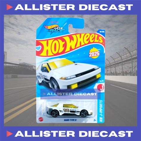 PUTIH Hot Wheels Hako Type D White Hotwheels Hako Type D White HW J Imports Hot Wheels Lets Race