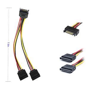 Amazon Ketawa Sata Data Cable And Sata Power Splitter Cable