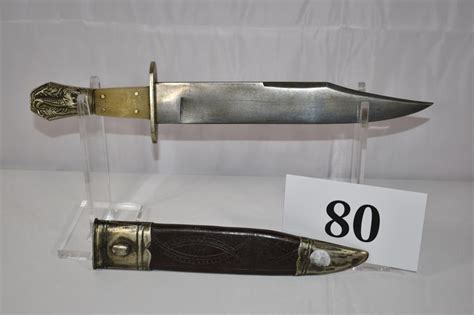 Lot J English And Hubers Sheffield Bowie Knife