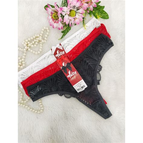 Tanga Fio Borboleta Yully Lingerie