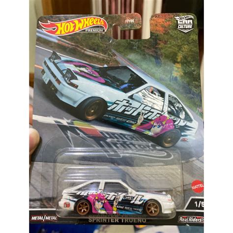 Hot Wheels Premium Toyota AE86 Sprinter Trueno Shopee Singapore