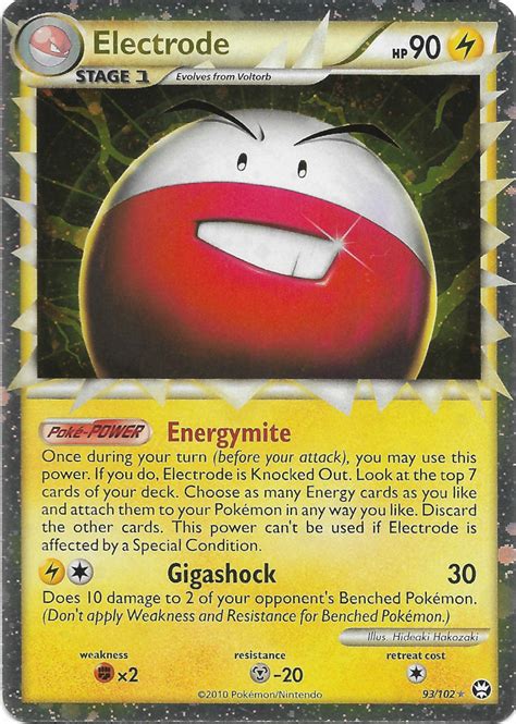 Pokemon Electrode Evolution Chart