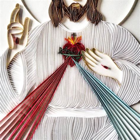 Best 12 Jesus Christ Face Quilling SkillOfKing Quilling Designs