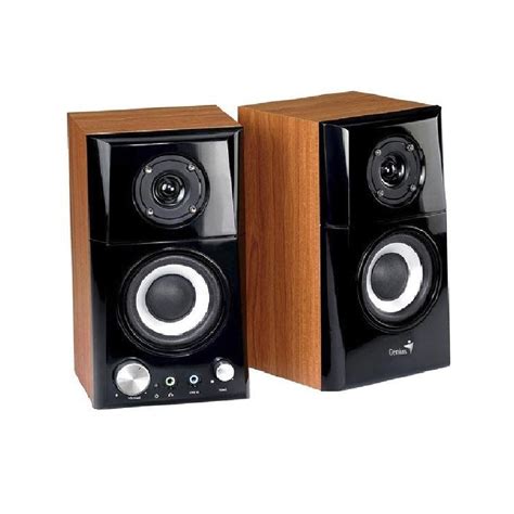 Parlante Genius Sp Hf500a Ii 14w Rms Madera 2 Vias En XTR