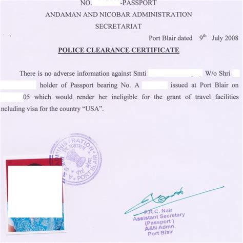 What Is A Police Clearance Certificate