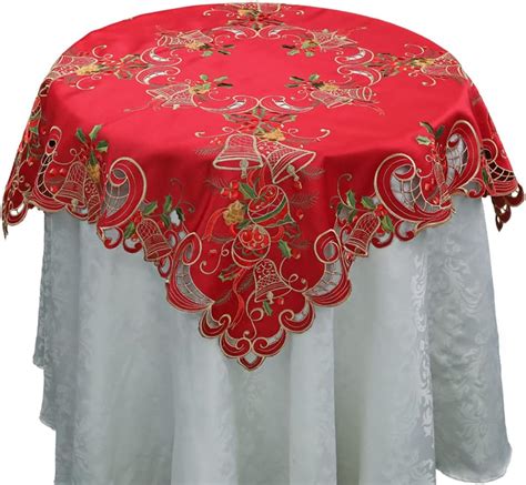 Amazon Creative Linens Holiday Christmas Tablecloth Square