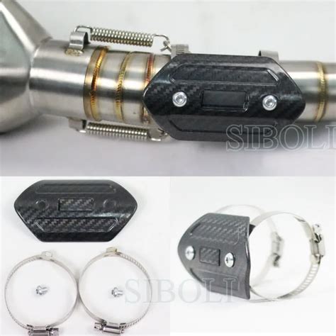 Motorcycle Exhaust Muffler Pipe Brand Black Protector Heat Shield Cover