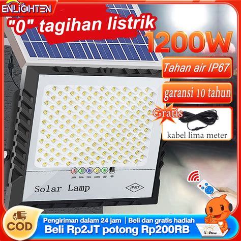 Jual Garansi Tahunlampu Taman Tenaga Surya W Luar Tahan Air