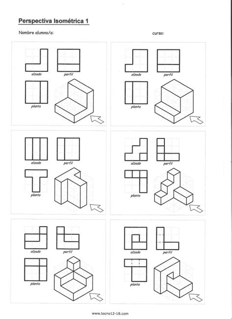 Ejercicios Resueltos Orthographic Drawing Geometric Drawing Autocad