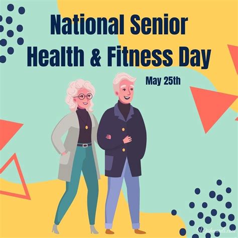 Cool National Senior Health Fitness Day Cards