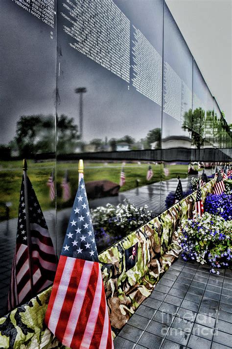 Vietnam Memorial The Moving Wall Photograph By Paul Ward Pixels