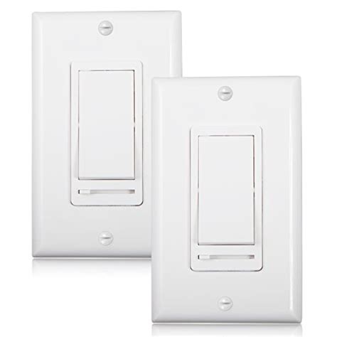 Maxxima Led Slide Dimmer Rocker Switch 3 Waysingle Pole Decorative Electrical Light Switch 600