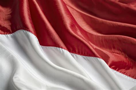 Indonesian Flag Wave For Memorial Day Or Independence Day Of Indonesia