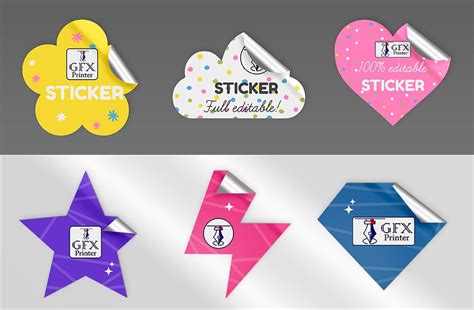 Custom Stickers Printing In Dubai UAE GFX Printer