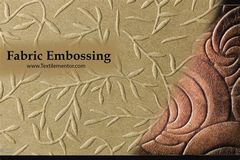 Embossing In Textile Benefits How To Do Fabric Embossing