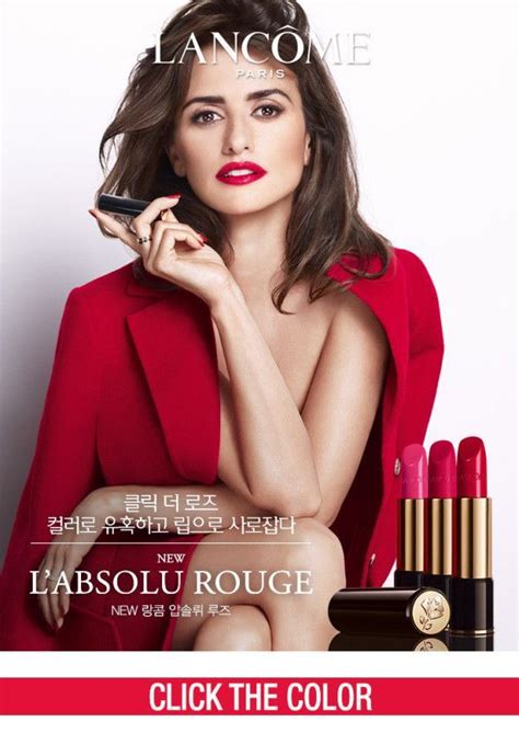 Lip Colors Lancome Penelope Cruz