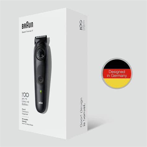 Braun MBBT7 100 Years Design Edition Beard Trimmer Sharp Fast