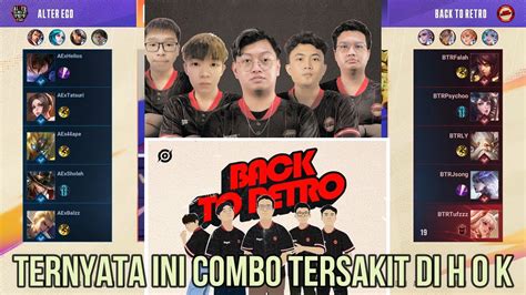 Combo Barbar Tersakit Di Honor Of Kings Back To Retro Vs Alter Ego