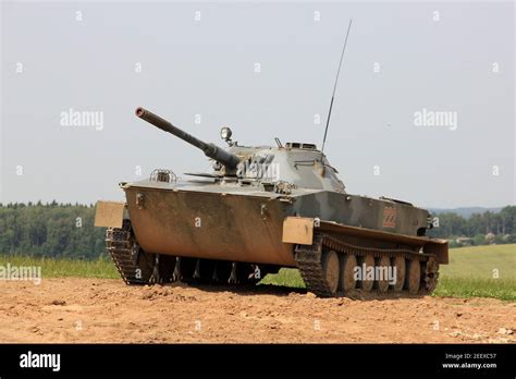 Soviet Made Tank On The Stalin Line Museum Grounds Cold War Era Pt 76