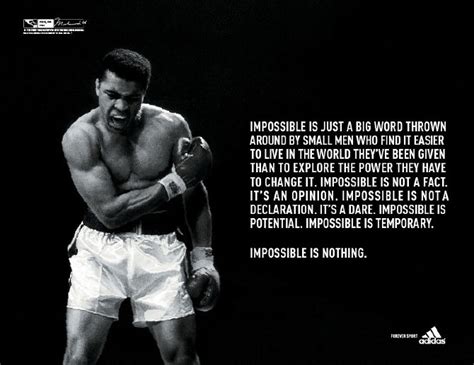 impossible is nothing adidas quote