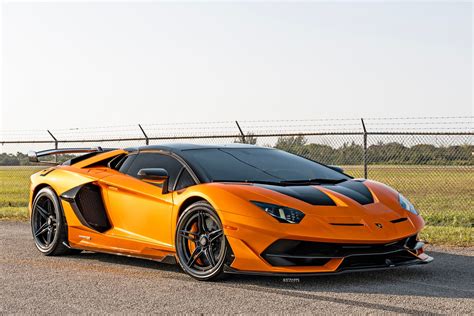 Lamborghini Aventador Svj Roadster Tries Carbon Wheels On For Size