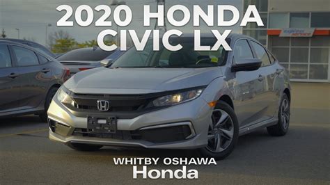 2020 Honda Civic Lx In Lunar Silver Metallic Us8045 Youtube