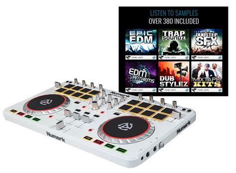 Numark Mixtrack Pro Ii White Contrôleur Dj Usb