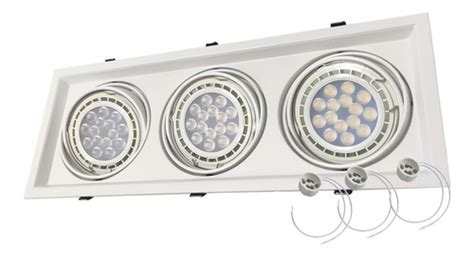 Spot Embutir Luces Ar Apto Led Gu Cardanico Completo Tecnopoint