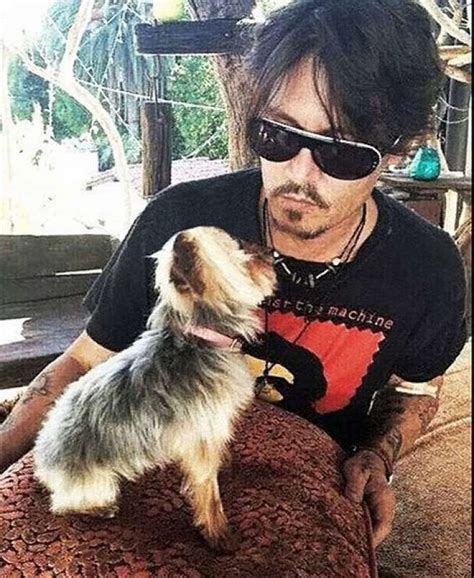 Johnny Depp Con Il Cane Dago Fotogallery