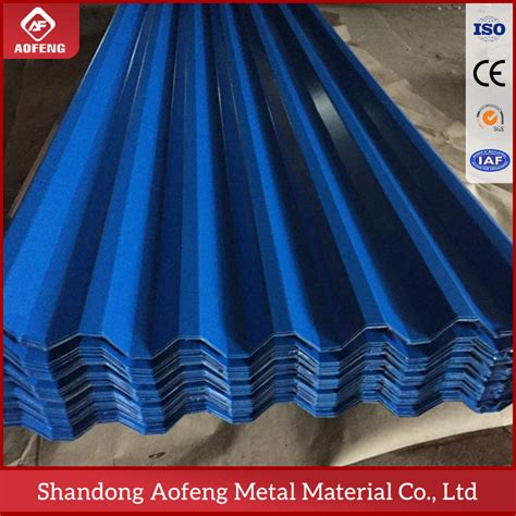 Color Coated Roofing Sheet Corrugated Galvanized Steel Sheet Ppgi Roof